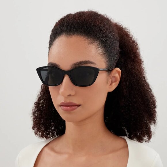 NWT SAINT LAURENT BLACK WOMEN SUNGLASSES - Picture 1 of 5